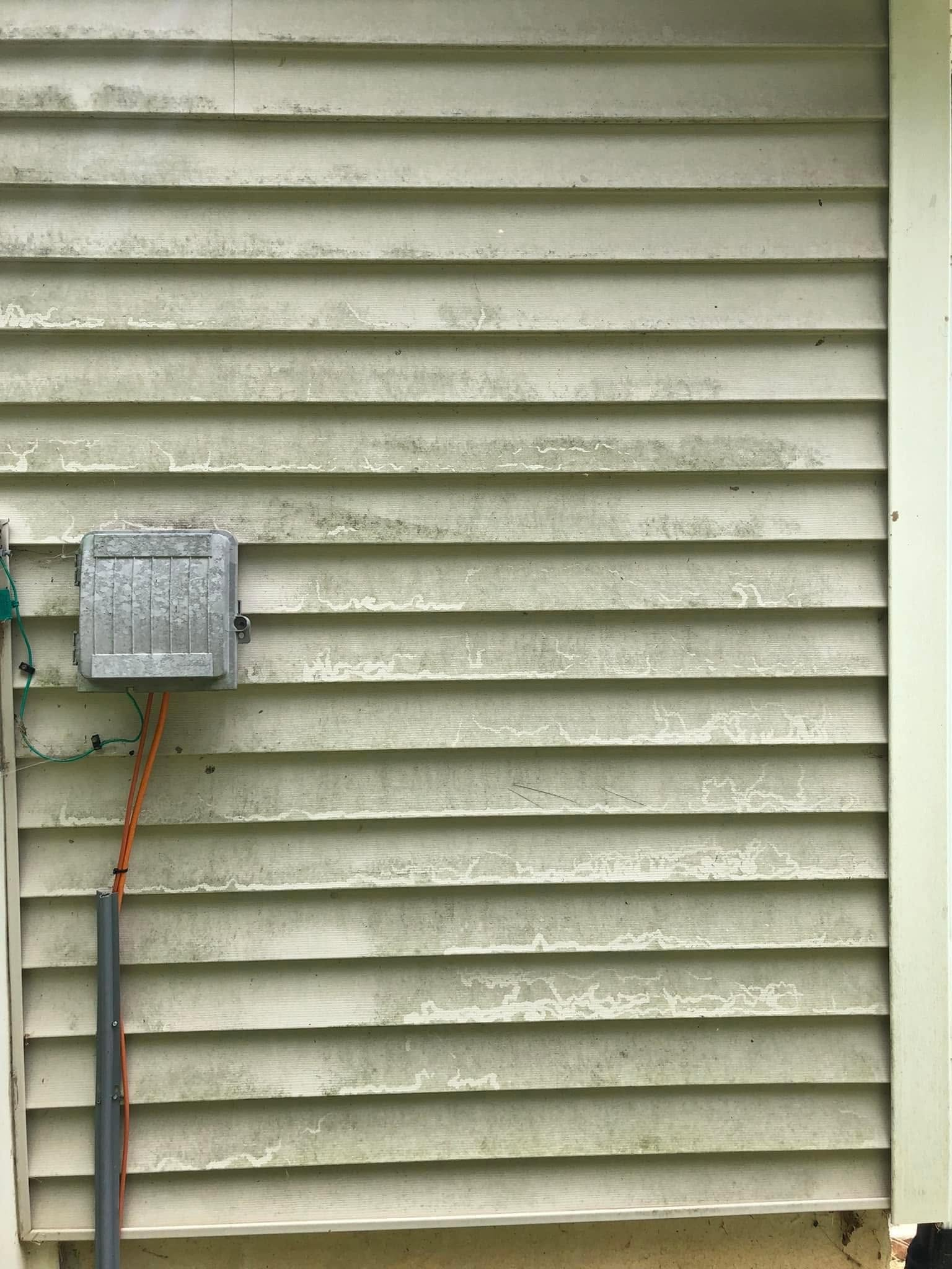 Before pressure washing - Traverse City MI
